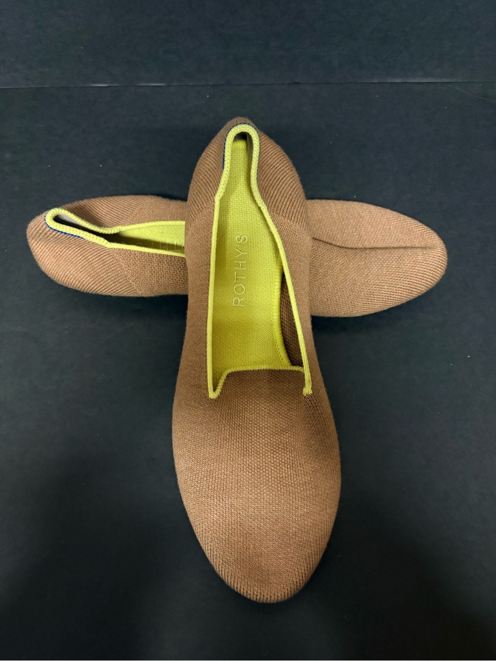 Rothy's Womens Slip-On Loafers in Brown